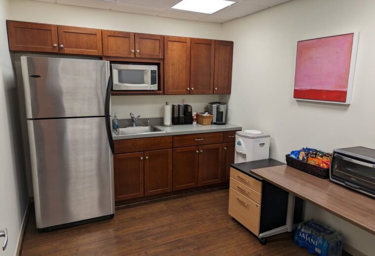 Modern Office Kitchen With Amenities